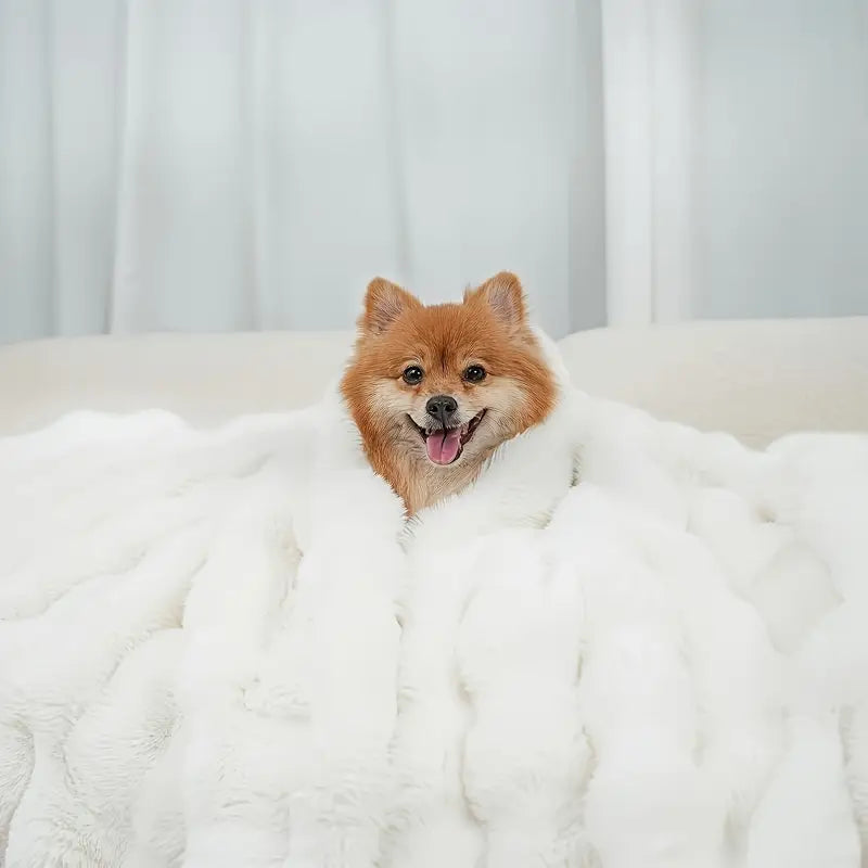Noël & Co. Faux Rabbit Fleece Cover