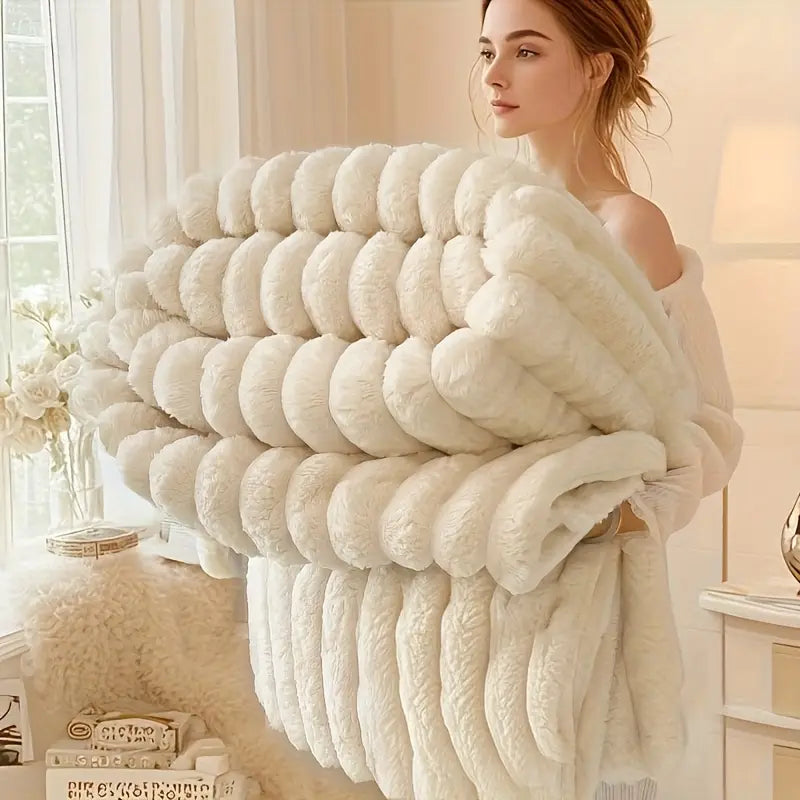 Noël & Co. Faux Rabbit Fleece Cover
