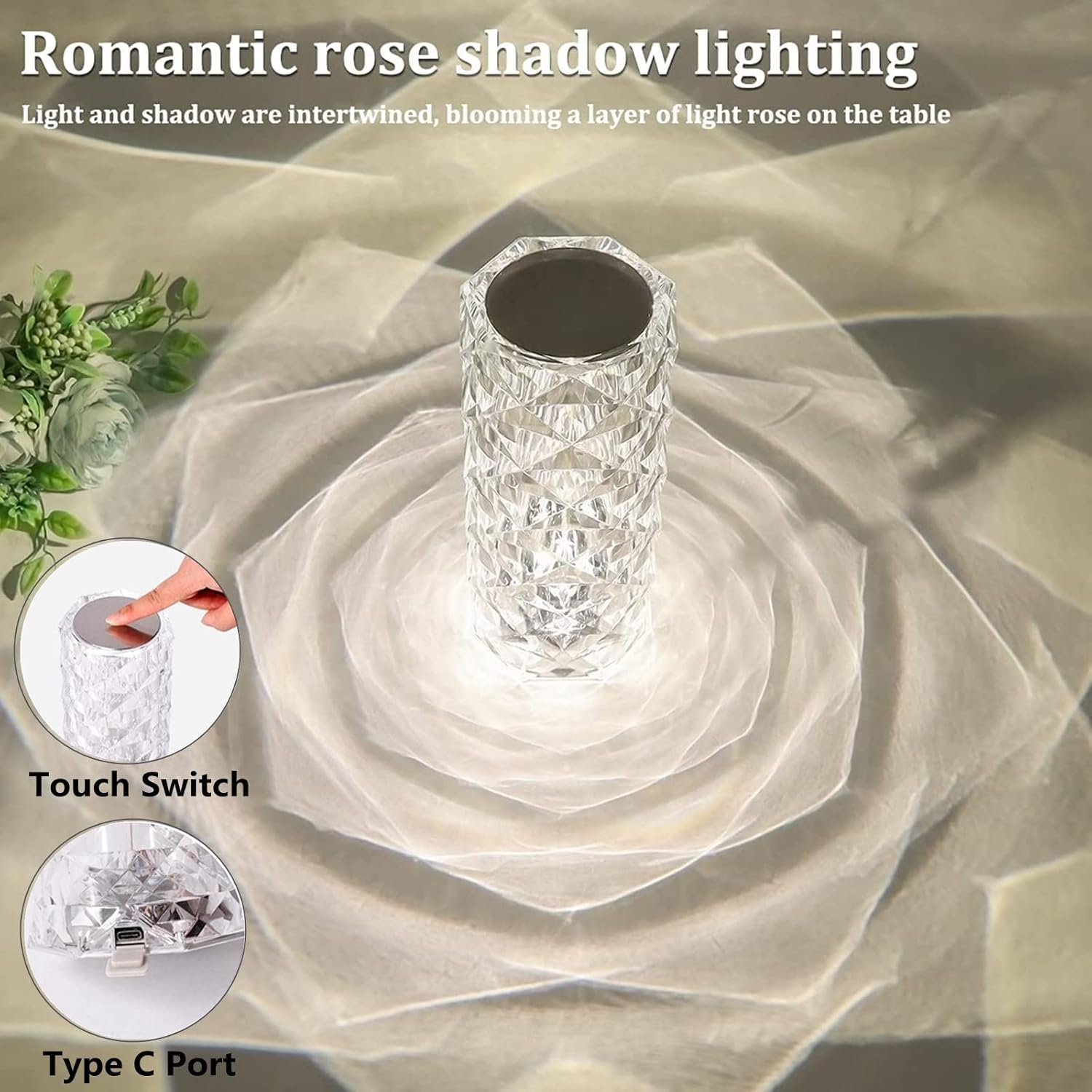 Noël & Co. Crystal Mood Lamp